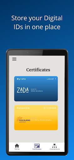ZADA digital identity wallet screenshot 6