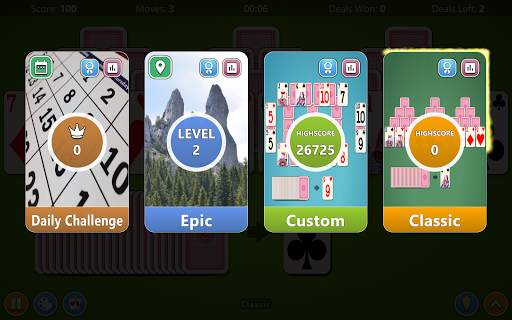 TriPeaks Solitaire 4 in 1 Card Game screenshot 11
