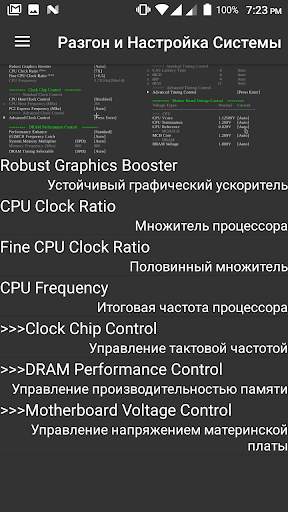BIOS Setup - Описание параметров скриншот 3
