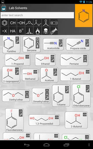 Lab Solvents screenshot 4