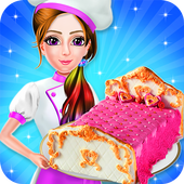 Princess Delicious Bed Cake Cooking Game icon