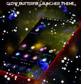 Glow Butterfly Launcher Theme screenshot 3