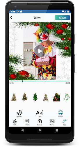 Xmax Video Maker / Christmas Video Editor screenshot 5