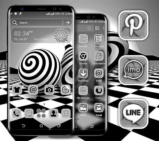 Illusion Launcher Theme screenshot 1