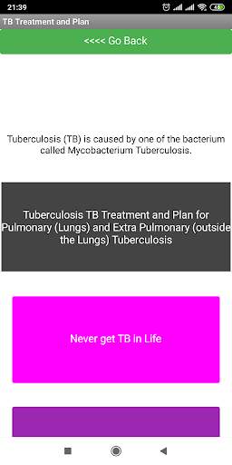 Tuberculosis TB Treatment and Plan screenshot 2