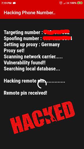 Phone Number Hacker Simulator screenshot 3