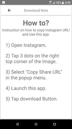 Download Now for Instagram screenshot 3