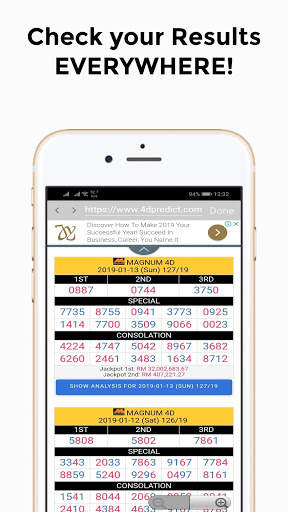 Live 4D Results! ( MY & SG ) screenshot 3