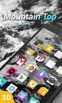 Mountain Top 3D V Launcher Theme screenshot 1