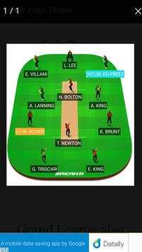 Cricket Playing 11 Team screenshot 4
