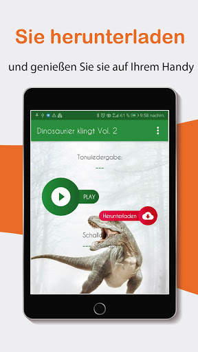 Dinosaurier-Sounds und Klingeltöne. screenshot 8