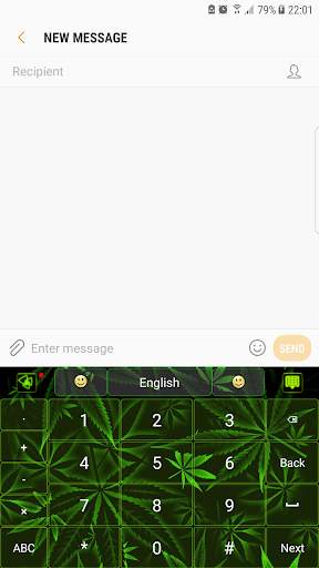 Green Weed Keyboard screenshot 8