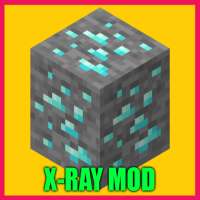 X-ray mod addon for minecraft logo