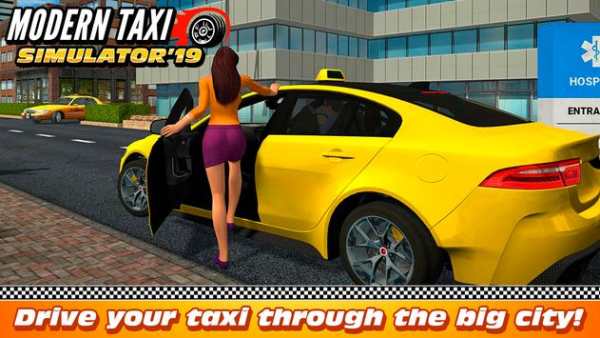 Modern Taxi Driving 3D screenshot 1