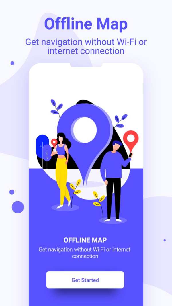 Free offline navigation & offline gps route track screenshot 1
