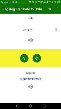 Tagalog Translate to Urdu screenshot 4