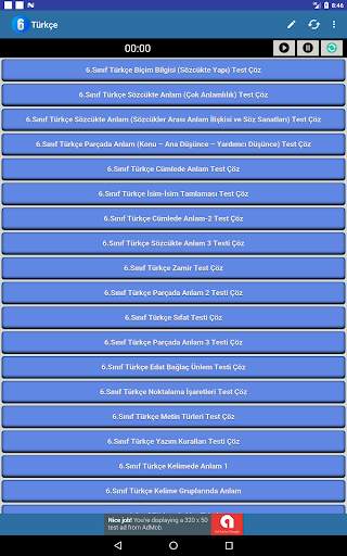 6.Sınıf Testleri Tüm Dersler 18 تصوير الشاشة