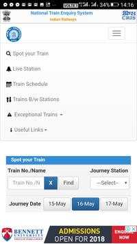 Live Train Running Status screenshot 2