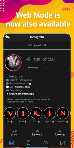Dark Mode for Instagram screenshot 3