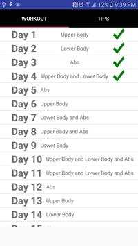 Intense 30 day Fit Challenge screenshot 1