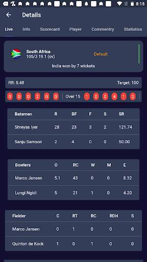 Live Cricket Tv - Cricket App screenshot 3