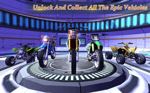 Stunt Bike Racing 3D Galaxy screenshot 5