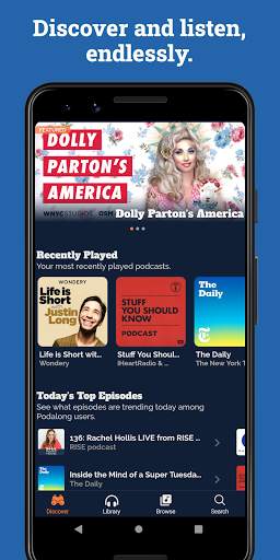 Podalong Podcast Player & Podcast App screenshot 1