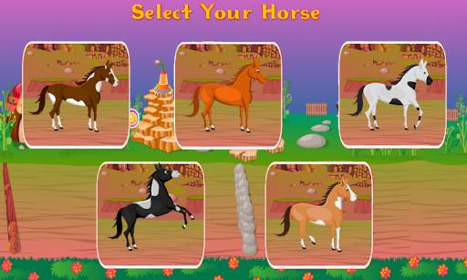 Horse Racing Mania - Girl game screenshot 2