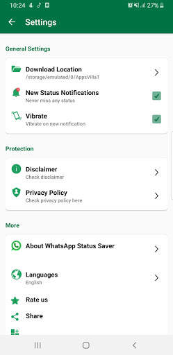 WhatsApp status saver: Dark mode - Free download screenshot 2