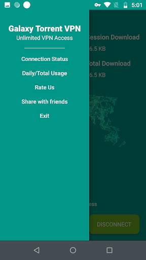 Galaxy Torrent VPN Pro - Free Unlimted VPN screenshot 2