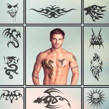 Best Men Tattoo Photo Editor: Tattoo on My Photo 1 تصوير الشاشة