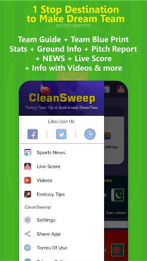 CleanSweep:MyDreamTeam11Circle screenshot 3