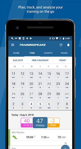 TrainingPeaks screenshot 2