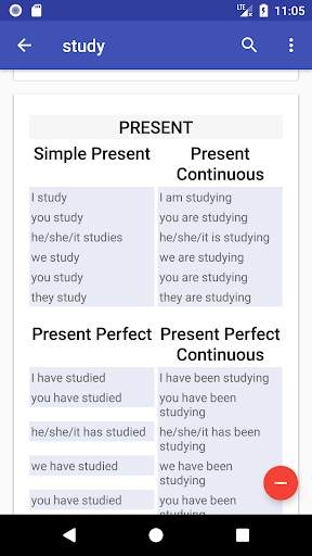 English Verbs screenshot 4