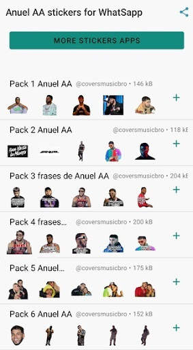 Stickers de Anuel AA para WhatSapp - WAStickers screenshot 1