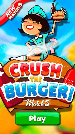 Crush The Burger ! Deluxe Match 3 Game screenshot 8
