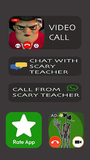 Call from Scary Teacher - Video Call Simulator screenshot 2
