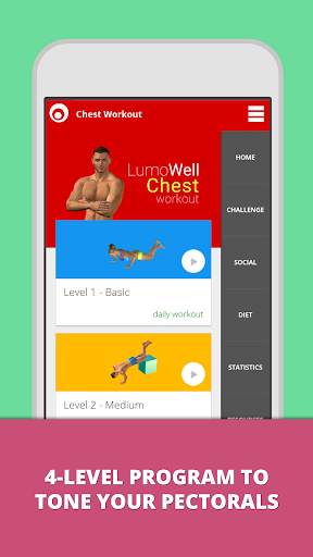 Chest Workout Lumowell screenshot 1