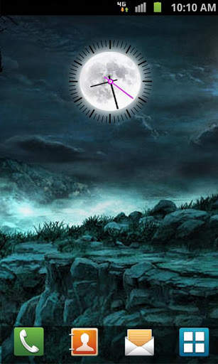 Moon Clock Live Wallpaper screenshot 3