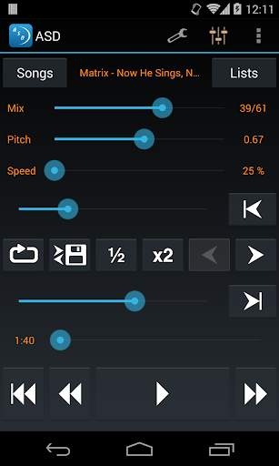 Amazing Slow Downer Lite screenshot 1