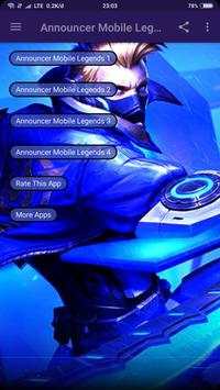 Announcer Mobile Legends Mp3 screenshot 3