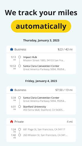 Mileage Tracker by Driversnote screenshot 2