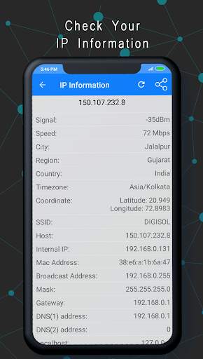 IP Network Tool - WiFi Analyzer - Data Usage screenshot 8