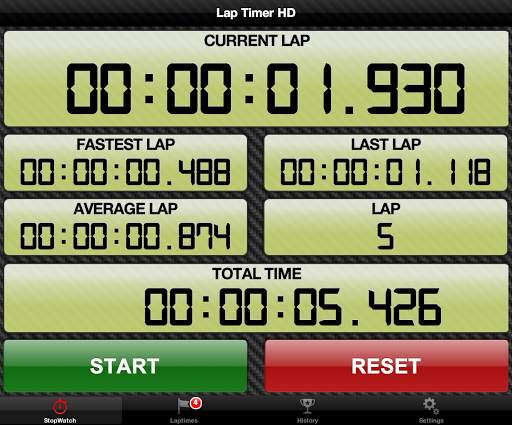 Racing Lap Timer & Stopwatch screenshot 3