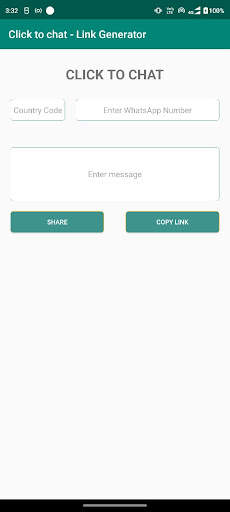 Click To Chat Link Generator screenshot 3