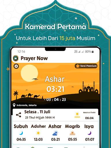 Prayer Now : Waktu Sholat Doa screenshot 9