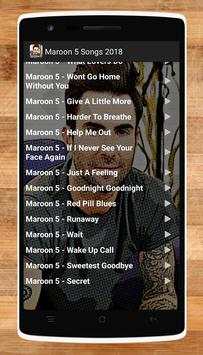 Maroon 5 Songs 2018 screenshot 4