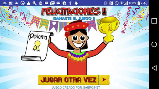 Juego del Mapa de PERU screenshot 3