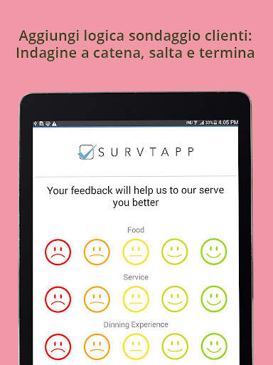 App per sondaggi Survtapp screenshot 13