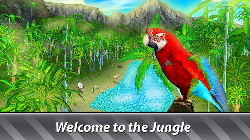 Jungle Parrot Simulator - try wild bird survival! screenshot 5